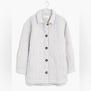 NWT Madewell Quilted Belrose Shirt Jacket - XXS